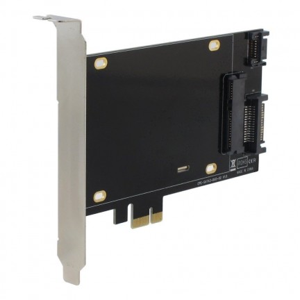 Internal PCIe SATA III (6G) SSD Adapter with 1 SATA III port (Required 2.5\