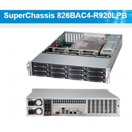 Supermicro 826BAC4-R920LPB 12x 3.5\