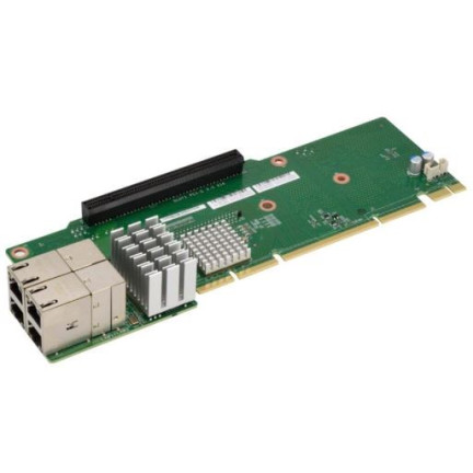 AOC-2UR66-I4XTF-P 2U Ultra Riser 4-port 10GBase-T, Intel XL710-BM1 and X557-AT4