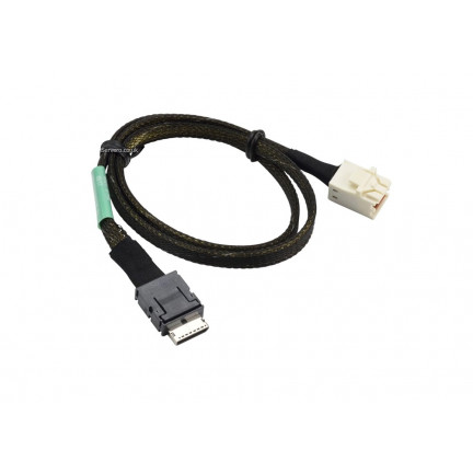 Mini-SAS HD to OCuLink SFF-8611 PCIe NVMe SSD cable 57cm
