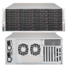 846BE1C-R920B, 24 Bay 4U, Single SAS-III Expander Chassis, Dual 920W PSU