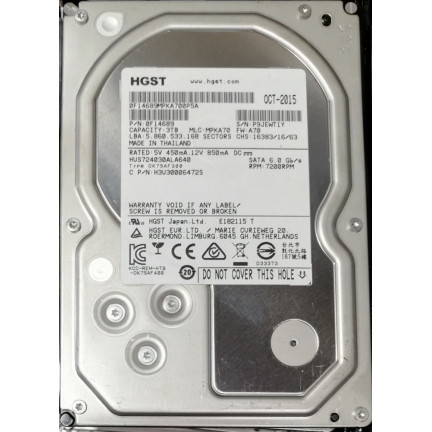 4TB SATA 6.0 Gb/s HDD