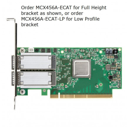 CX456A ConnectX-4 VPI 100Gb/s EDR Infiniband Ethernet Dual Port NIC