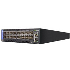 Spectrum based 100GbE 1U Open Ethernet Switch with MLNX-OS, 16 QSFP28 ports, 2 PSU