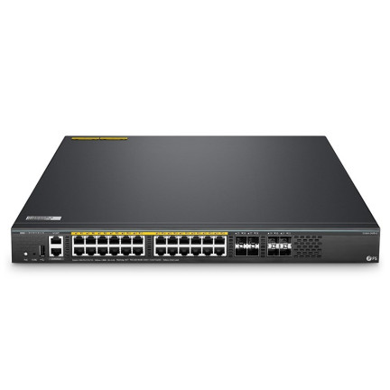 24-Port Ethernet L3 PoE++ Switch, 24 x 10GBASE-T/Multi-Gigabit, 4 x 10Gb SFP+, with 4 x 25Gb SFP28 Uplinks