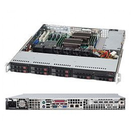 1U WIO Series Dual CPU,  8 x 2.5\