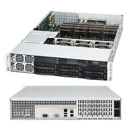 Supermicro 2U SuperChassis CSE-828TQ-R1K43LPB for Quad Socket Motherboard Supermicro 2U SuperChassis CSE-828TQ-R1K43LPB for Quad Socket Motherboard
