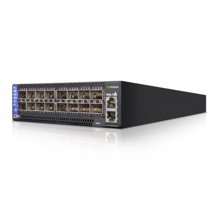 SPECTRUM BASED 40GBE 1U OPEN ETHERNET SWITCH WITH MLNX-OS 16 QSFP28 PORTS 2 POWER SUPPLIES (AC) X86 DUAL CORE SHORT DEPTH P2C AIRFLOW RAIL KIT MUST BE PURCHASED SEPARATELY ROHS6
