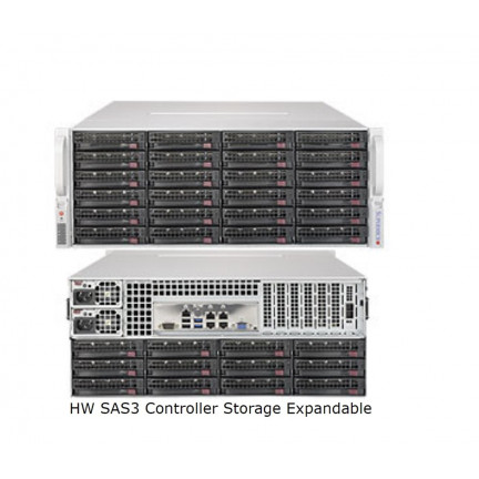 4U 72 Bay Storage Server, 16 Core, 128Gb