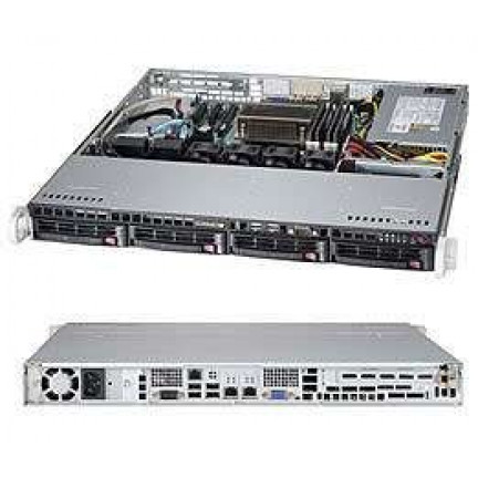 Supermicro 1U CSE-813M SuperChassis, ATX, 350w PSU,