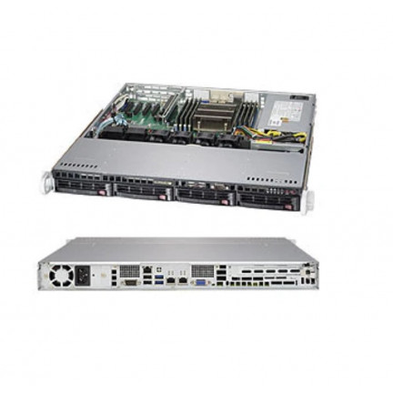SYS-5018R-WR 1U SuperServer inc X10SRW-F, Dual 500w PSU