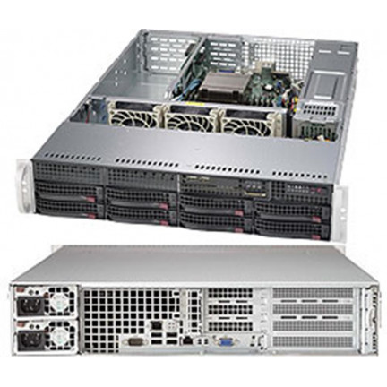 Supermicro SYS-5029P-WTR 2U SuperServer (X10SRW-F), 8 x 3.5\