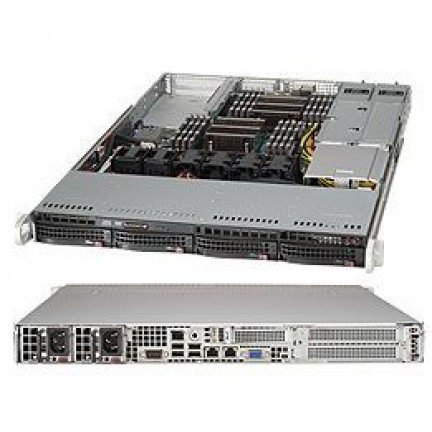 SYS-6018R-WTR 1U WIO X10 SuperServer Dual PSU