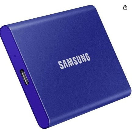 Portable SSD T7 1TB Indigo Blue