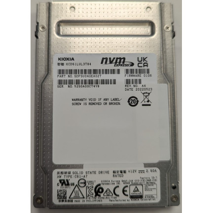 3.84Tb CD-R 6 Read Intensive U.2 NVME Drive