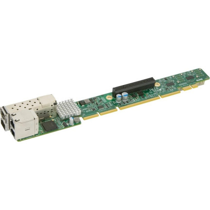 2-Port 10Gb SFP+ 2 RJ45 1U Ultra Riser Card
