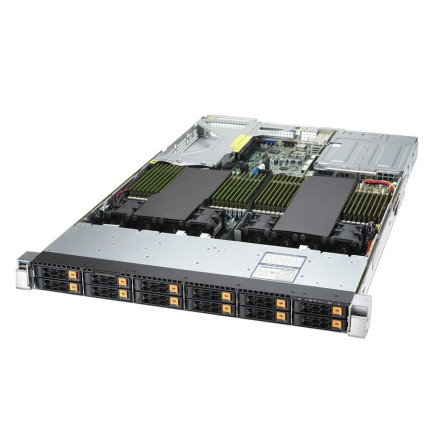 A+ Server 1124US-TNRP 1U SuperServer Barebones with H12DSU-iN Motherboard, configured