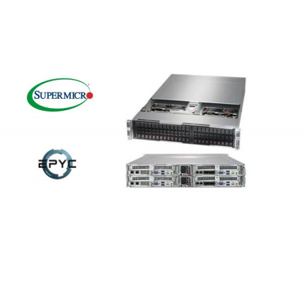 SuperServer AS-2123BT-HTR 2U Quad Node bundle 128 Core 1Tb RAM
