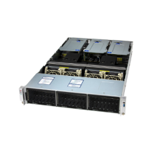 2U CloudDC Server 24 hot-swap NVMe/SATA/SAS bays, 6 PCIe 5 x16/x8 slots and 2 PCIe 5 x16 AIOM slots