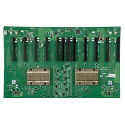 X10DRG-O-PCIE 12 PCIe Slot Board with 2 PCIe Switch for 4029 Server