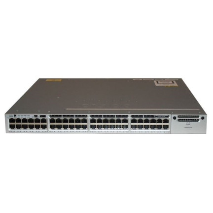 C3850-48T Switch Layer 3 - 48 * 10/100/1000 Ethernet ports - IP Base - managed- stackable
