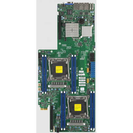 X10DRFF-C Dual Socket SATA Only FatTwin System Board