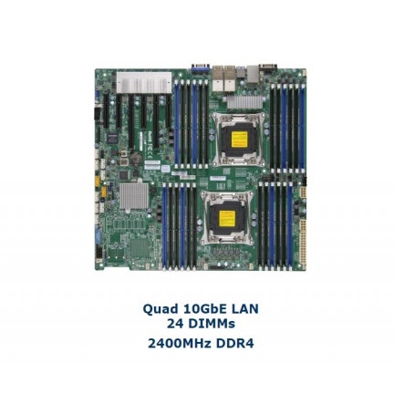 Supermicro X10DRi-T4+ Quad X540 Dual Socket R3 EE-ATX IPMI Motherboard