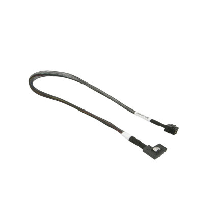 Internal Straight MiniSAS HD to Right Angle MiniSAS 55cm Cable